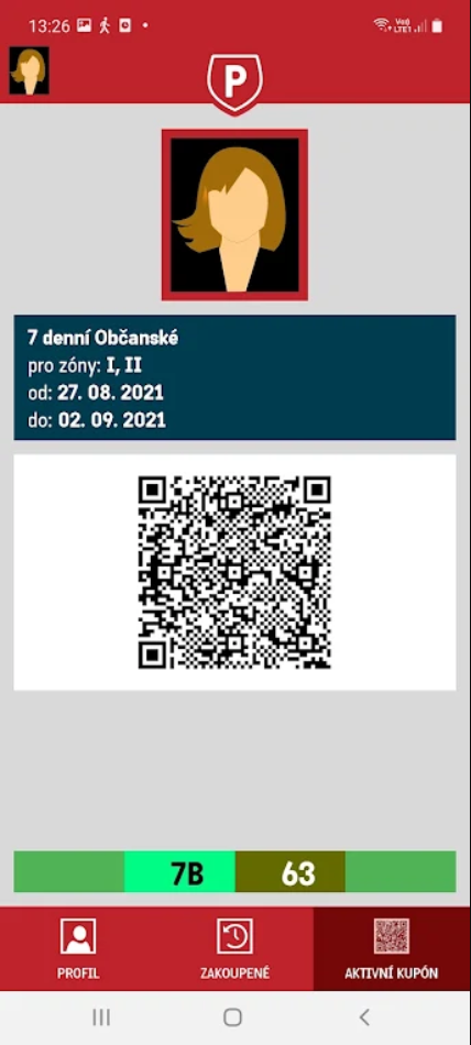 QR kód v aplikaci ViPKA